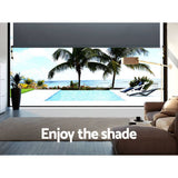 Darrahopens Home & Garden > Shading Instahut Outdoor Blind Privacy Screen Roll Down Awning Canopy Window 2.4X2.5M