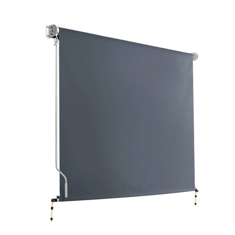 Darrahopens Home & Garden > Shading Instahut Outdoor Blind Privacy Screen Roll Down Awning Canopy Window 2.4X2.5M