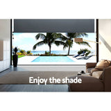 Darrahopens Home & Garden > Shading Instahut Outdoor Roller Blinds Roll Down Shade Retractable Window 2.1X2.5M
