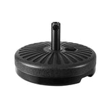 Darrahopens Home & Garden > Shading Instahut Outdoor Umbrella 3m Base Beach Pole Garden Tilt Sun Patio UV Charcoal