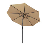 Darrahopens Home & Garden > Shading Instahut Outdoor Umbrella 3m Umbrellas Beach Garden Tilt Sun Patio Deck Pole UV