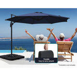 Darrahopens Home & Garden > Shading Instahut Outdoor Umbrella Base Stand Sand/Water Pod Cantilever Beach Patio 50cm