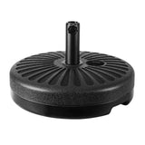 darrahopens Home & Garden > Shading Instahut Outdoor Umbrella Pole Umbrellas 3M with Base Garden Stand Deck Beige