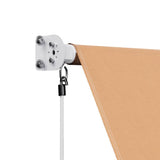 Darrahopens Home & Garden > Shading Instahut Retractable Fixed Pivot Arm Window Awning Outdoor Blinds 2.1X2.1M Beige