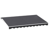 Darrahopens Home & Garden > Shading Instahut Retractable Folding Arm Awning Outdoor Awning 4.5Mx3M Canopy Grey