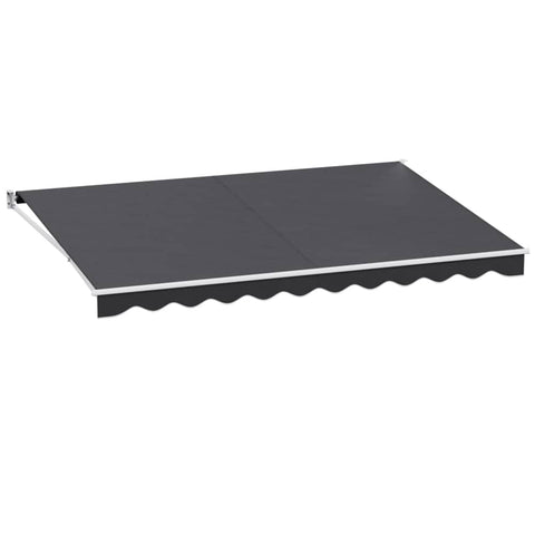 Darrahopens Home & Garden > Shading Instahut Retractable Folding Arm Awning Outdoor Awning 4.5Mx3M Canopy Grey