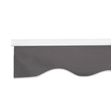 Darrahopens Home & Garden > Shading Instahut Retractable Folding Arm Awning Outdoor Awning Sunshade 4Mx2.5M Grey