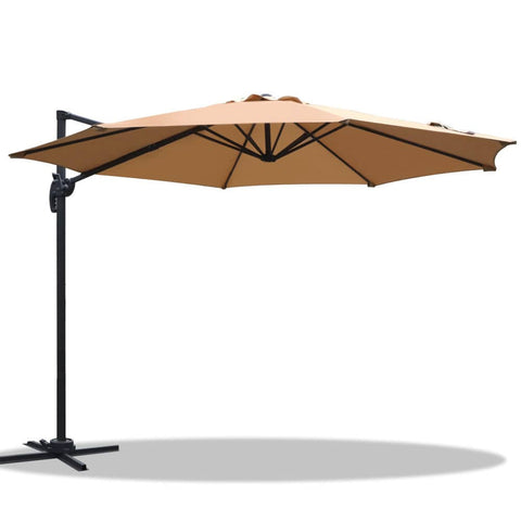 darrahopens Home & Garden > Shading Instahut Roma Outdoor Umbrella - Beige