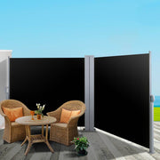 Darrahopens Home & Garden > Shading Instahut Side Awning Outdoor Blinds Sun Shade Retractable Screen 2X6M BK