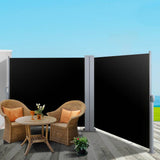 Darrahopens Home & Garden > Shading Instahut Side Awning Outdoor Blinds Sun Shade Retractable Screen 2X6M BK
