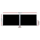 Darrahopens Home & Garden > Shading Instahut Side Awning Outdoor Blinds Sun Shade Retractable Screen 2X6M BK