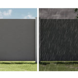 Darrahopens Home & Garden > Shading Instahut Side Awning Sun Shade Outdoor Blinds Retractable Screen 1.8X3M Grey