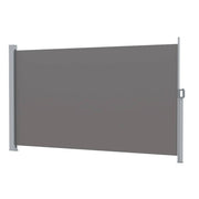 Darrahopens Home & Garden > Shading Instahut Side Awning Sun Shade Outdoor Blinds Retractable Screen 1.8X3M Grey