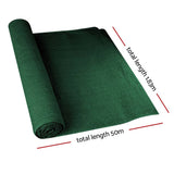darrahopens Home & Garden > Shading Instahut Sun Shade Cloth Shadecloth Sail Roll Mesh Outdoor 50% UV 1.83x50m Green