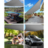 darrahopens Home & Garden > Shading Instahut Sun Shade Sail Cloth Shadecloth Outdoor Canopy Rectangle 280gsm 4x5m