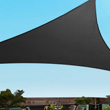 Darrahopens Home & Garden > Shading Instahut Sun Shade Sail Cloth Shadecloth Outdoor Canopy Triangle 280gsm 5x5x5m