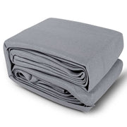 Darrahopens Home & Garden > Shading Instahut Sun Shade Sail Cloth Shadecloth Rectangle Canopy Grey 280gsm 3x3m