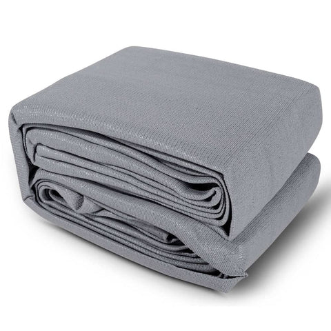 Darrahopens Home & Garden > Shading Instahut Sun Shade Sail Cloth Shadecloth Rectangle Canopy Grey 280gsm 3x3m