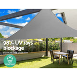 Darrahopens Home & Garden > Shading Instahut Sun Shade Sail Cloth Shadecloth Right Rectangle Canopy 280gsm 3x3x4.3m