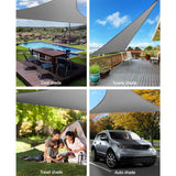 darrahopens Home & Garden > Shading Instahut Sun Shade Sail Shadecloth Outdoor 280gsm 5x5x5m