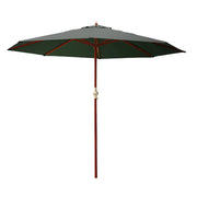 darrahopens Home & Garden > Shading Instahut Umbrella Outdoor Pole Umbrellas Stand Sun Beach Garden Deck Charcoal 3M