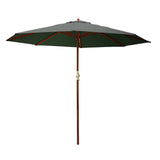 darrahopens Home & Garden > Shading Instahut Umbrella Outdoor Pole Umbrellas Stand Sun Beach Garden Deck Charcoal 3M