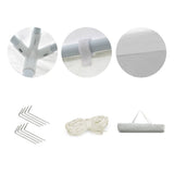 darrahopens Home & Garden > Shading Instahut Wedding Gazebo Outdoor Marquee Party Tent Event Canopy Camping 3x3 White