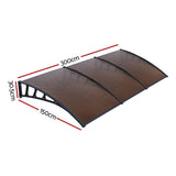 darrahopens Home & Garden > Shading Instahut Window Door Awning Door Canopy Outdoor Patio Cover Shade 1.5mx3m DIY BR