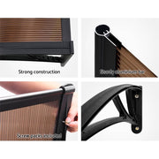 darrahopens Home & Garden > Shading Instahut Window Door Awning Door Canopy Patio UV Sun Shield 1mx4m DIY BR