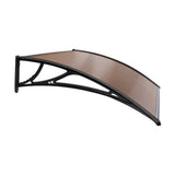 darrahopens Home & Garden > Shading Instahut Window Door Awning Door Canopy Patio UV Sun Shield BROWN 1mx2m DIY