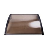 darrahopens Home & Garden > Shading Instahut Window Door Awning Door Canopy Patio UV Sun Shield BROWN 1mx2m DIY