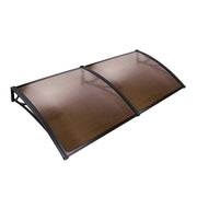darrahopens Home & Garden > Shading Instahut Window Door Awning Door Canopy Patio UV Sun Shield BROWN 1mx2m DIY