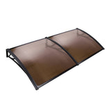 darrahopens Home & Garden > Shading Instahut Window Door Awning Door Canopy Patio UV Sun Shield BROWN 1mx2m DIY