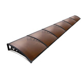 darrahopens Home & Garden > Shading Instahut Window Door Awning Door Canopy Patio UV Sun Shield BROWN 1mx6m DIY