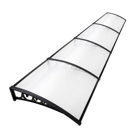 darrahopens Home & Garden > Shading Instahut Window Door Awning Door Canopy Patio UV Sun Shield Transparent 1mx4m DIY