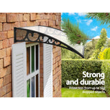 darrahopens Home & Garden > Shading Instahut Window Door Awning Door Canopy Patio UV Sun Shield WHITE 1mx6m DIY