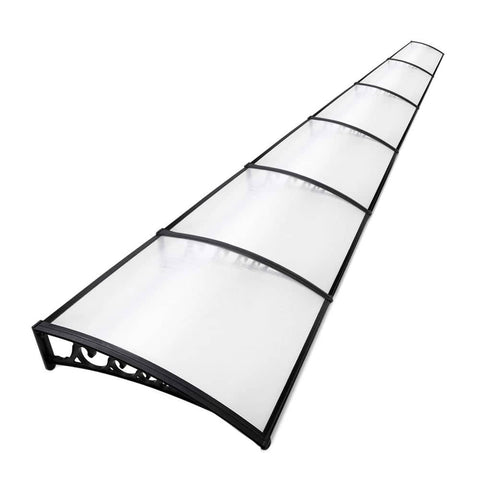 darrahopens Home & Garden > Shading Instahut Window Door Awning Door Canopy Patio UV Sun Shield WHITE 1mx6m DIY