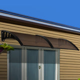 Darrahopens Home & Garden > Shading Instahut Window Door Awning Outdoor Canopy SunShield Patio 1mx2.4m DIY Brown