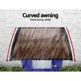Darrahopens Home & Garden > Shading Instahut Window Door Awning Outdoor Canopy SunShield Patio 1mx2.4m DIY Brown
