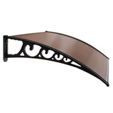 Darrahopens Home & Garden > Shading Instahut Window Door Awning Outdoor Canopy SunShield Patio 1mx2.4m DIY Brown