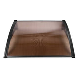 Darrahopens Home & Garden > Shading Instahut Window Door Awning Outdoor Door Canopy Patio Awning 1mx1.2m DIY Brown