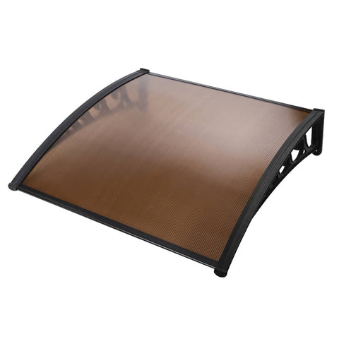 Darrahopens Home & Garden > Shading Instahut Window Door Awning Outdoor Door Canopy Patio Awning 1mx1.2m DIY Brown
