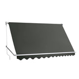 darrahopens Home & Garden > Shading Instahut Window Fixed Pivot Arm Awning Outdoor Blinds Retractable Canopy3.1X2.1M