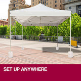 Darrahopens Home & Garden > Shading Red Track Gazebo Base Pod Kit Marquee Set Leg Fillable Water Sand Weight Pods