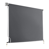Darrahopens Home & Garden > Shading Retractable Straight Drop Roll Down Awning Garden Patio Screen 2.1X2.5M