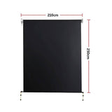 Darrahopens Home & Garden > Shading Retractable Straight Drop Roll Down Awning Garden Patio Screen 2.1X2.5M
