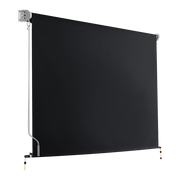 Darrahopens Home & Garden > Shading Retractable Straight Drop Roll Down Awning Garden Patio Screen 2.1X2.5M