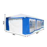 Darrahopens Home & Garden > Shading Wallaroo 4x8 Outdoor Event Wedding Marquee Tent Blue