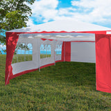 Darrahopens Home & Garden > Shading Wallaroo 4x8 Outdoor Event Wedding Marquee Tent Red