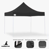 Darrahopens Home & Garden > Shading Wallaroo Gazebo Tent Marquee 3x3 PopUp Outdoor Black